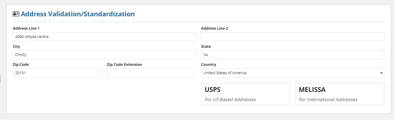 Using the USPS® API for Address Validation