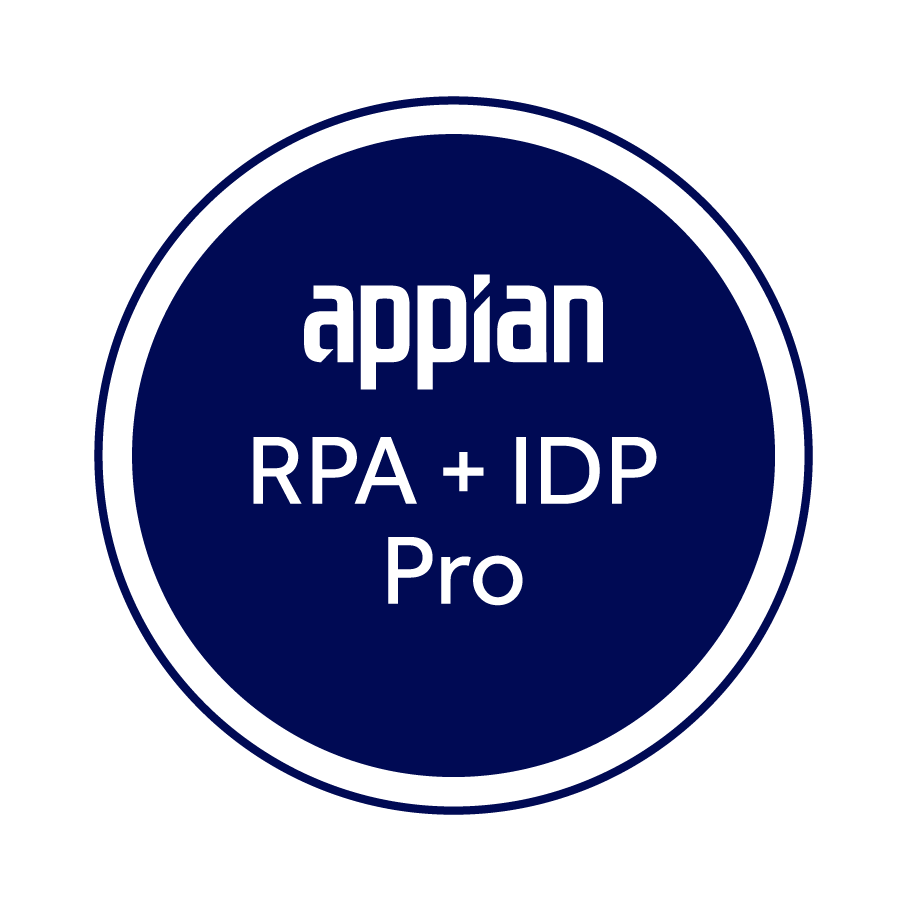 Appian Credential RPA and IDP Professional