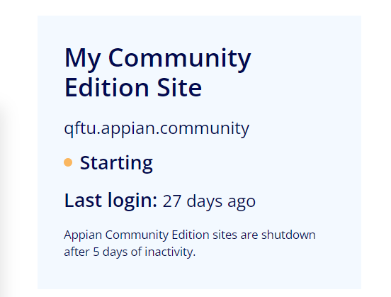 Appian Community